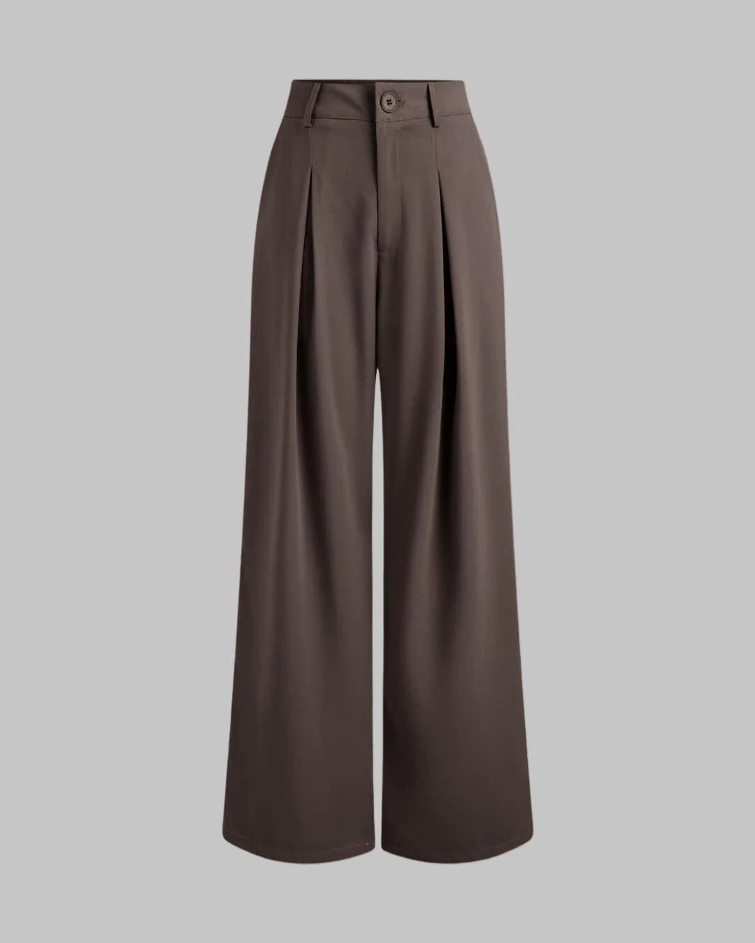 Women’s High Waist Pleated Wide Leg Trousers – Elegant Formal & Office Wear Pants